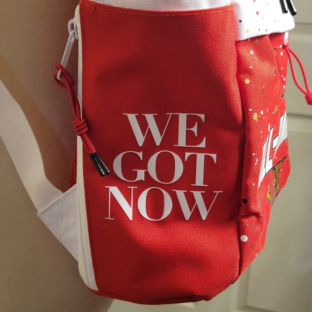 New Balance All-America XIX Lacrosse Backpack White Red Splatter We Got Now Bag